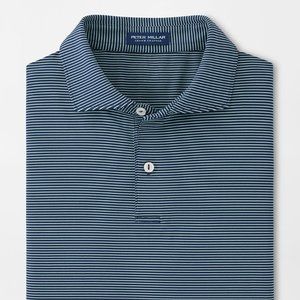 Peter Millar Indigo Performance Jersey Polo size L - Navy. NWOT $45